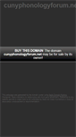 Mobile Screenshot of cunyphonologyforum.net